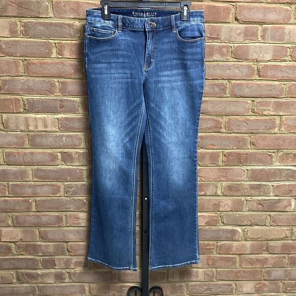 White House Black Market Slim Boot Jeans Size 10 Short NEW - Picture 2 of 6